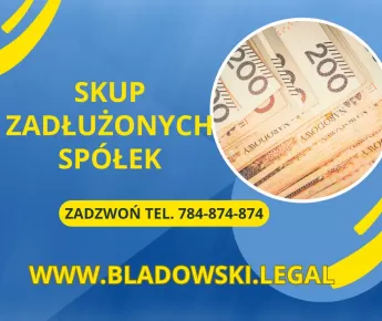 SKUP ZADŁUŻONYCH SPÓŁEK – Bladowski.Legal