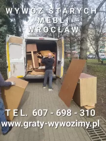 Wywóz starych mebli Wrocław.Opróżnianie mieszkań.